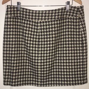 Vineyard Vines Houndstooth Wool Skirt